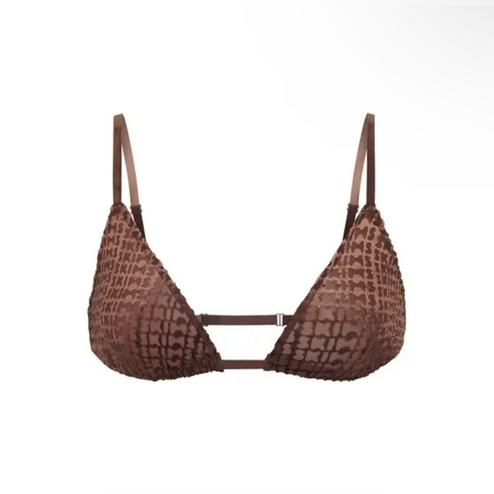 Skims Wireless Velvet Triangle Bralette Size 4X
